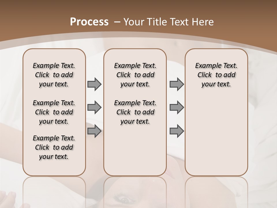 White Expanse Blond PowerPoint Template