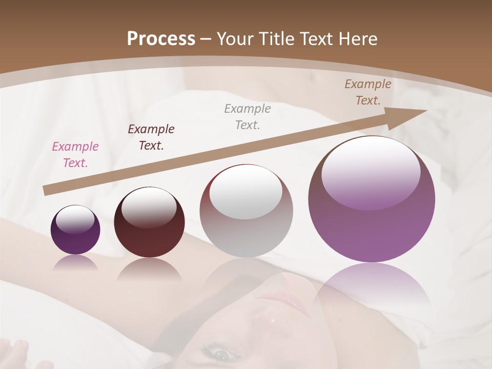 White Expanse Blond PowerPoint Template