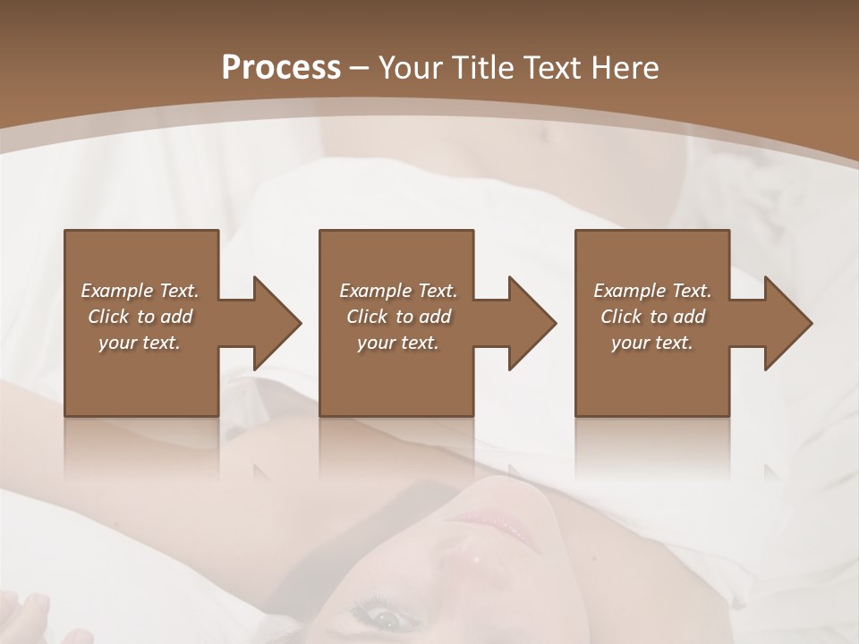 White Expanse Blond PowerPoint Template