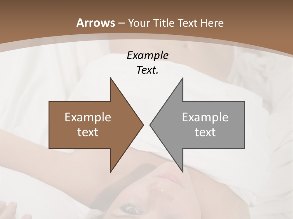 White Expanse Blond PowerPoint Template