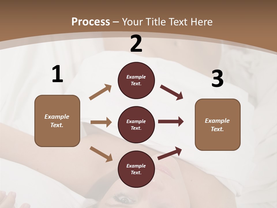 White Expanse Blond PowerPoint Template