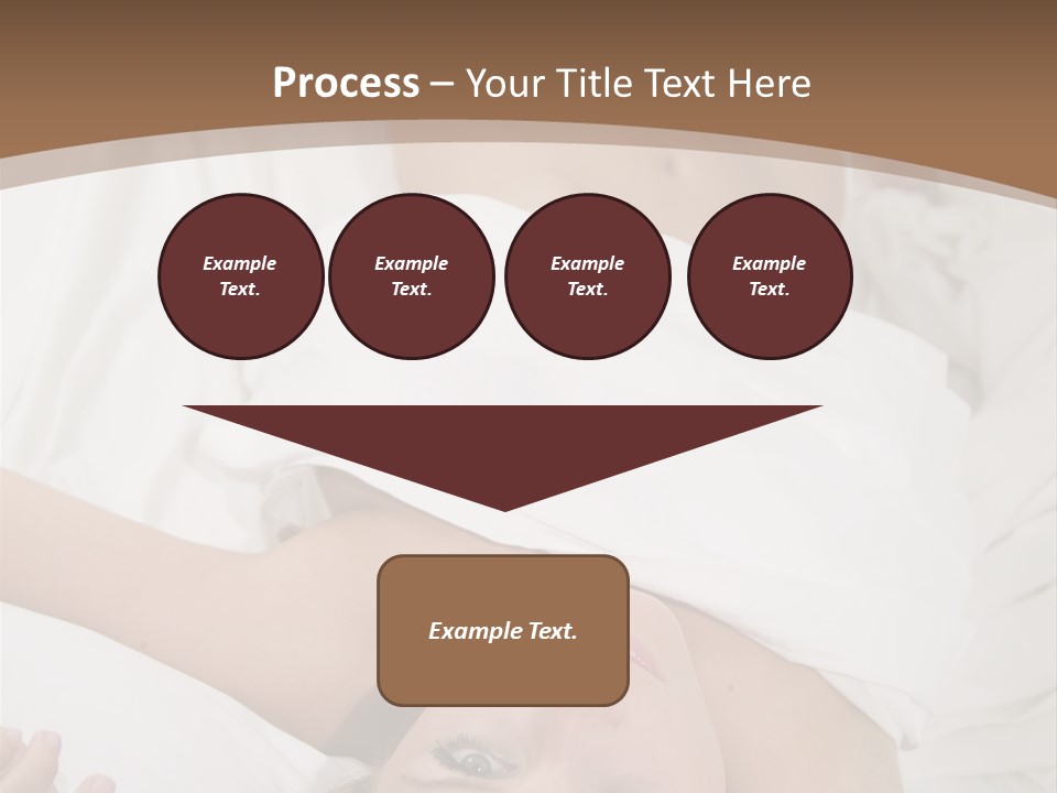 White Expanse Blond PowerPoint Template