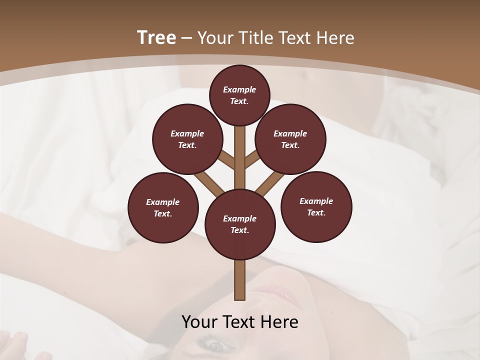 White Expanse Blond PowerPoint Template