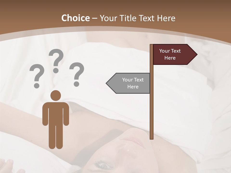 White Expanse Blond PowerPoint Template