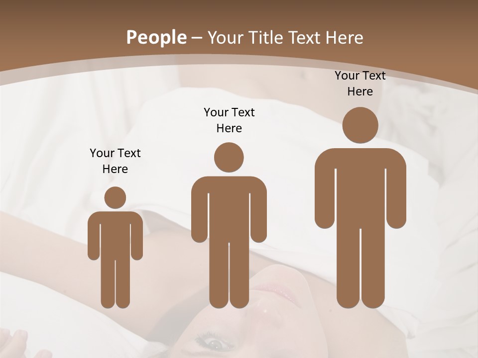 White Expanse Blond PowerPoint Template