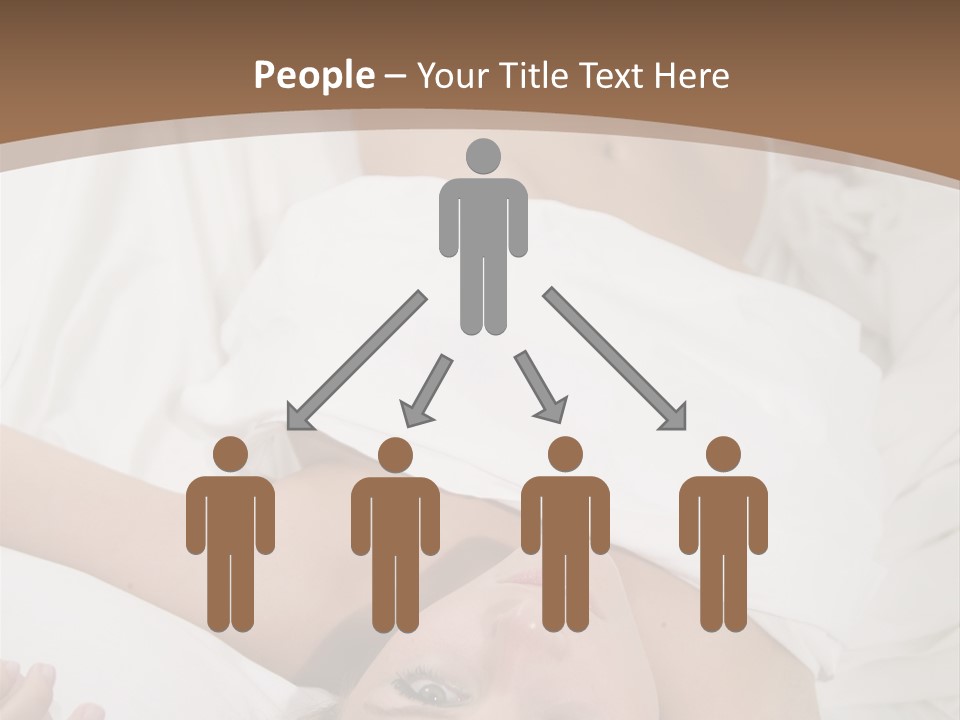 White Expanse Blond PowerPoint Template