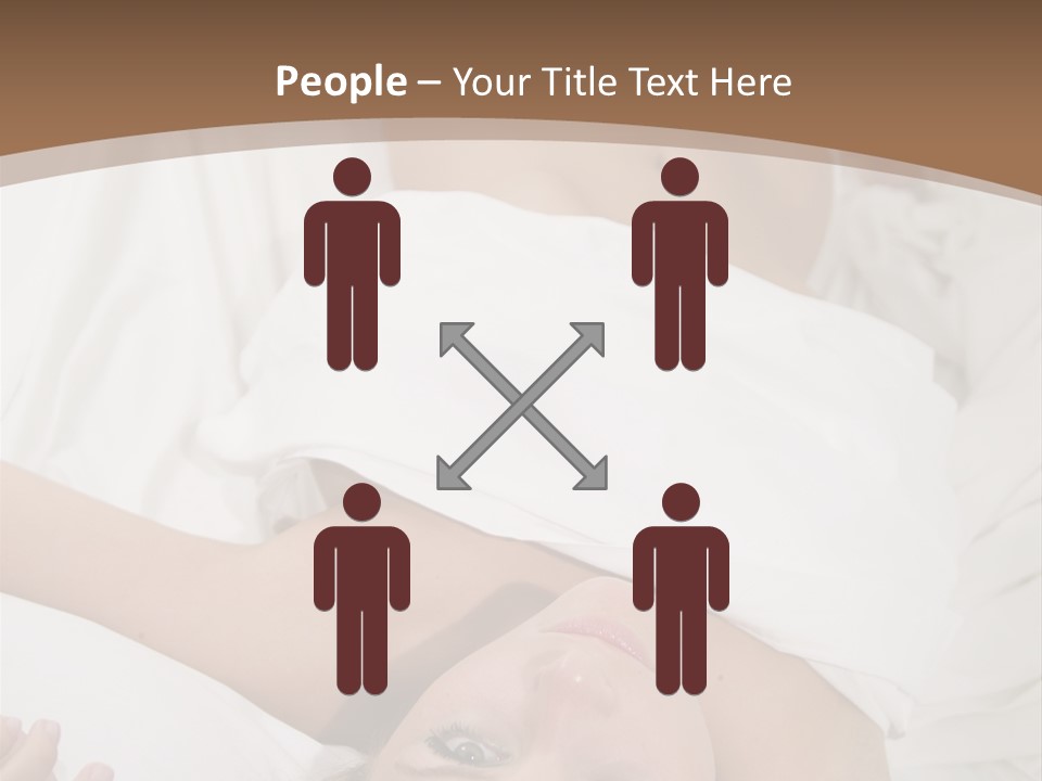 White Expanse Blond PowerPoint Template