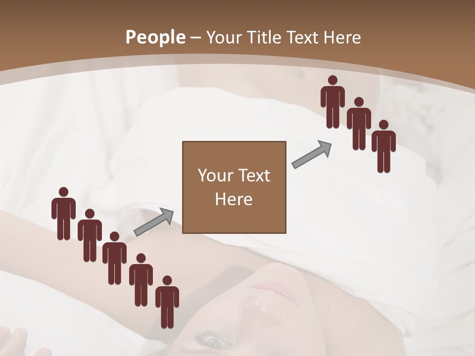 White Expanse Blond PowerPoint Template