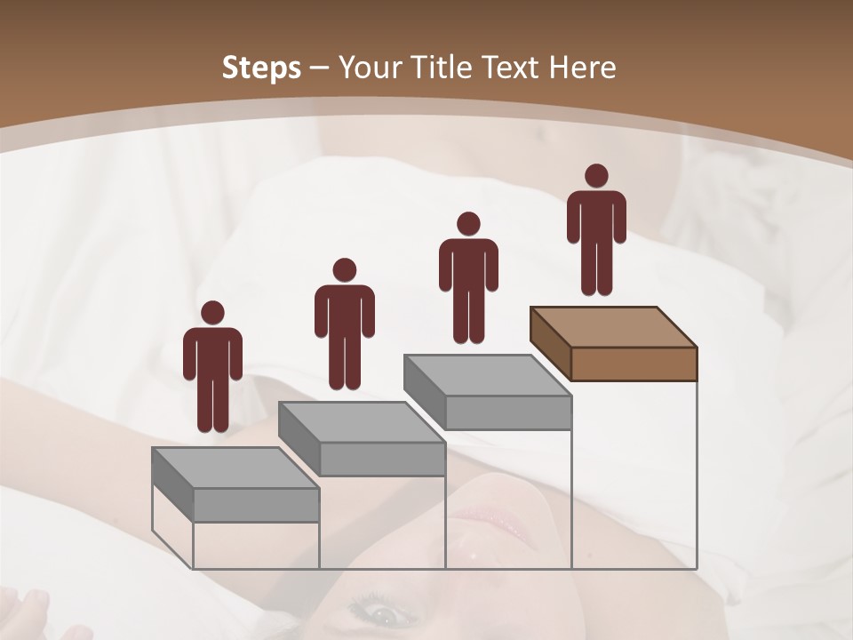 White Expanse Blond PowerPoint Template