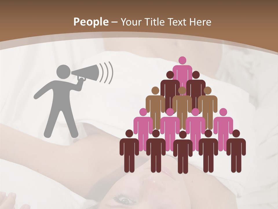 White Expanse Blond PowerPoint Template