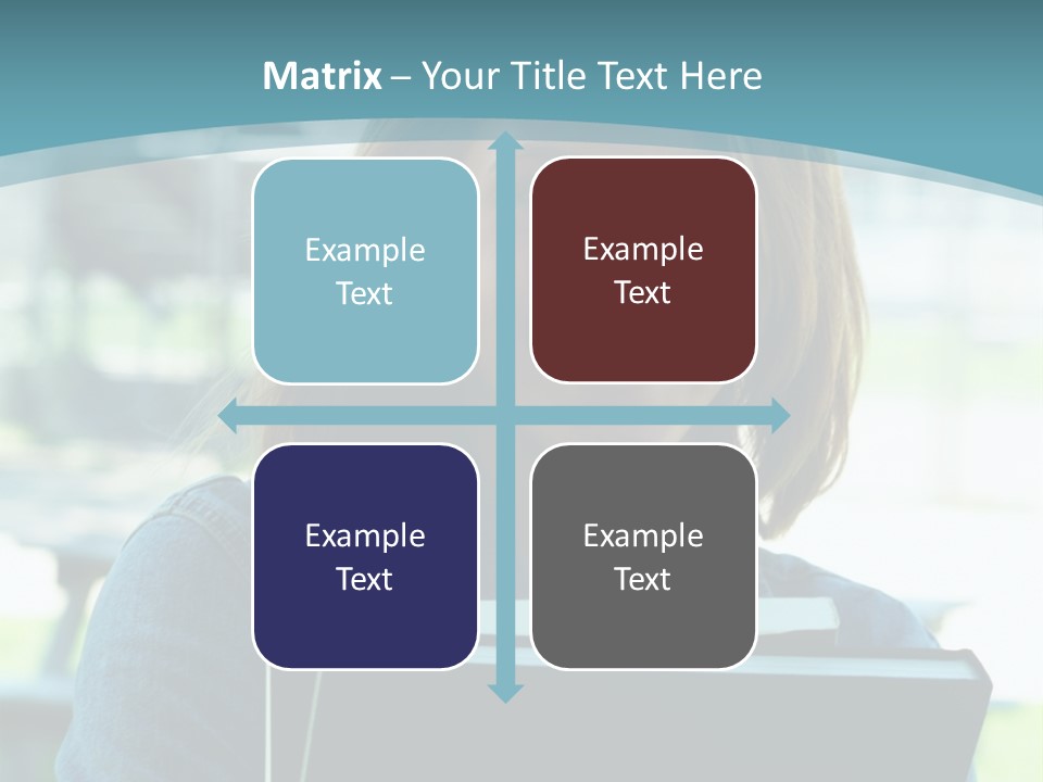 Stadium Girl Woman PowerPoint Template