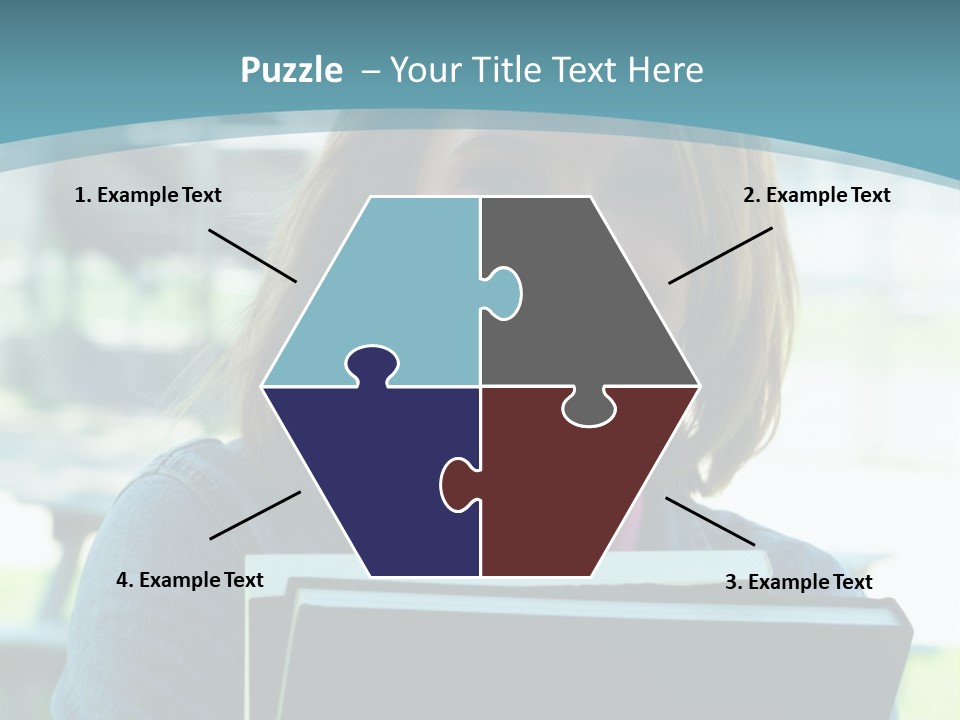 Stadium Girl Woman PowerPoint Template