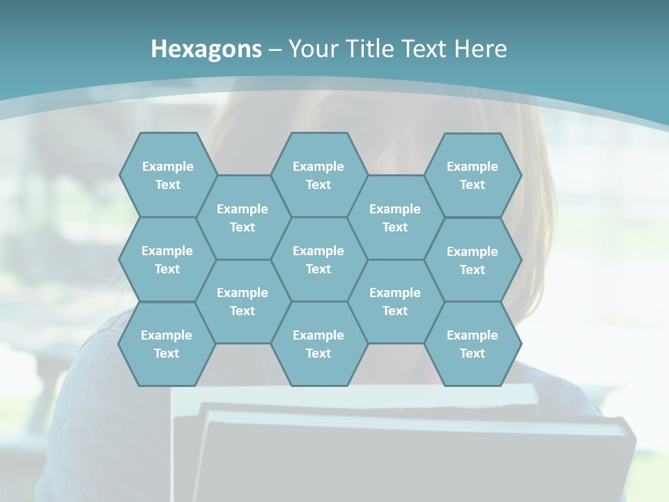 Stadium Girl Woman PowerPoint Template