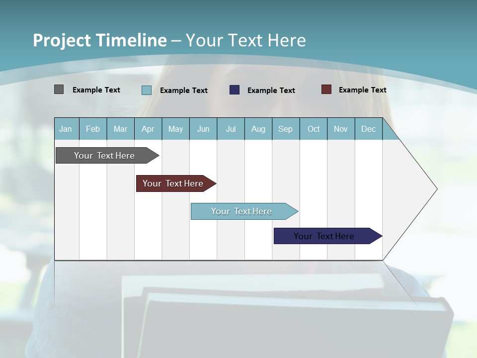 Stadium Girl Woman PowerPoint Template