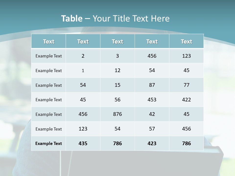 Stadium Girl Woman PowerPoint Template