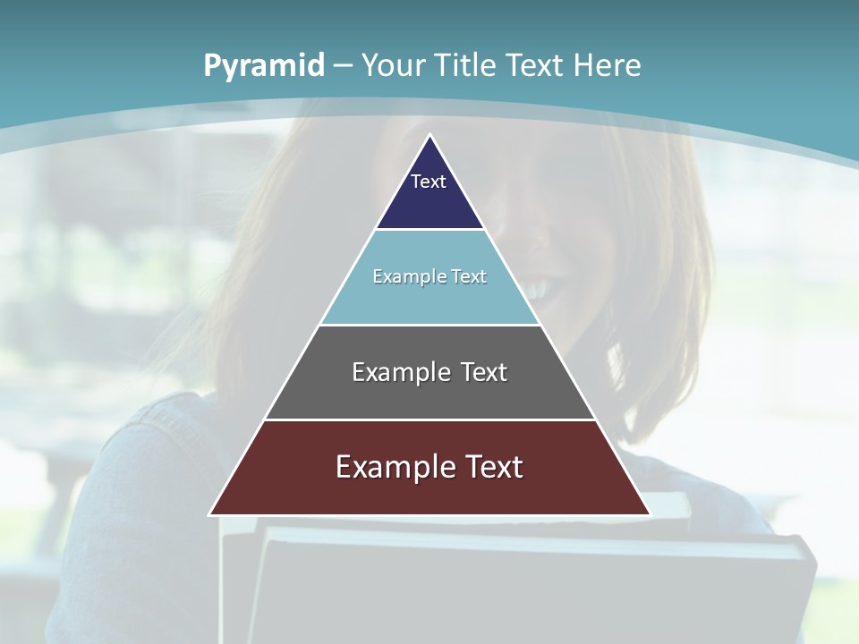 Stadium Girl Woman PowerPoint Template