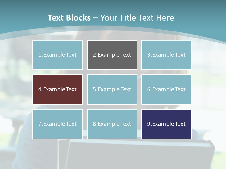 Stadium Girl Woman PowerPoint Template