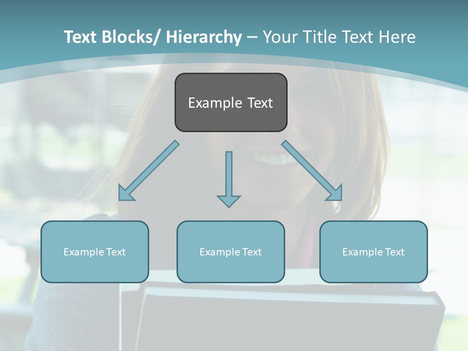 Stadium Girl Woman PowerPoint Template