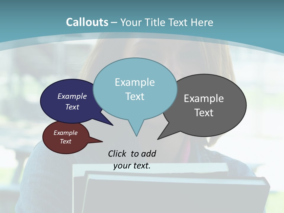 Stadium Girl Woman PowerPoint Template