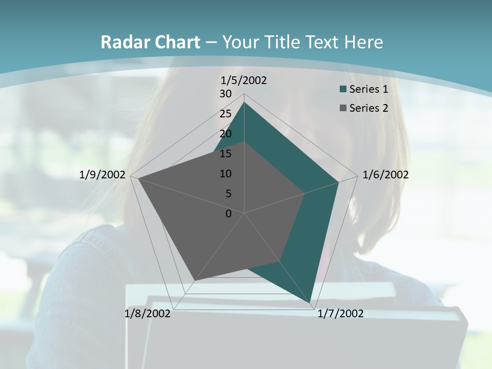 Stadium Girl Woman PowerPoint Template