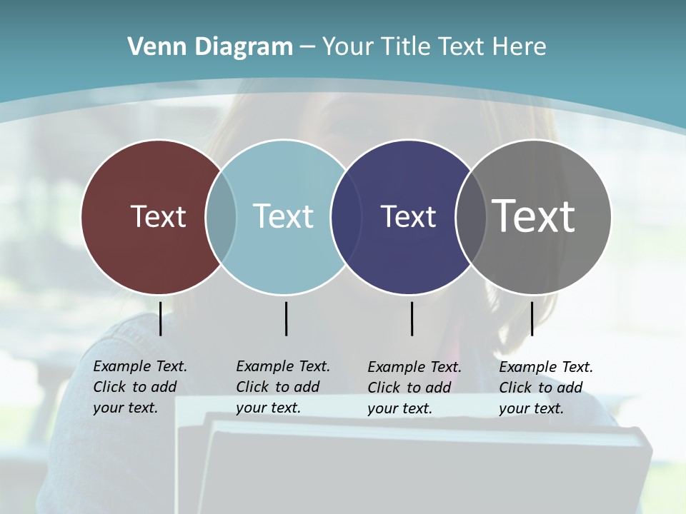 Stadium Girl Woman PowerPoint Template