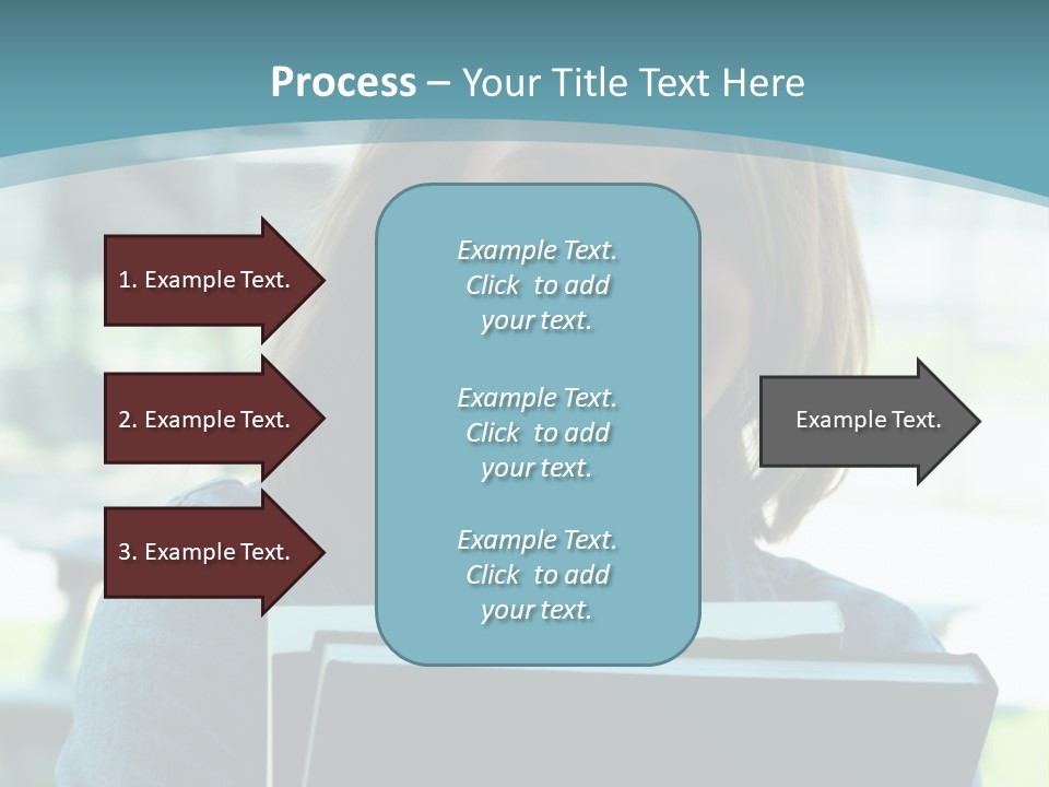 Stadium Girl Woman PowerPoint Template