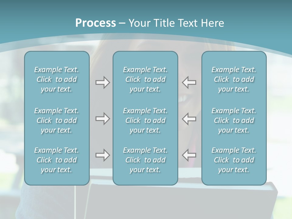 Stadium Girl Woman PowerPoint Template