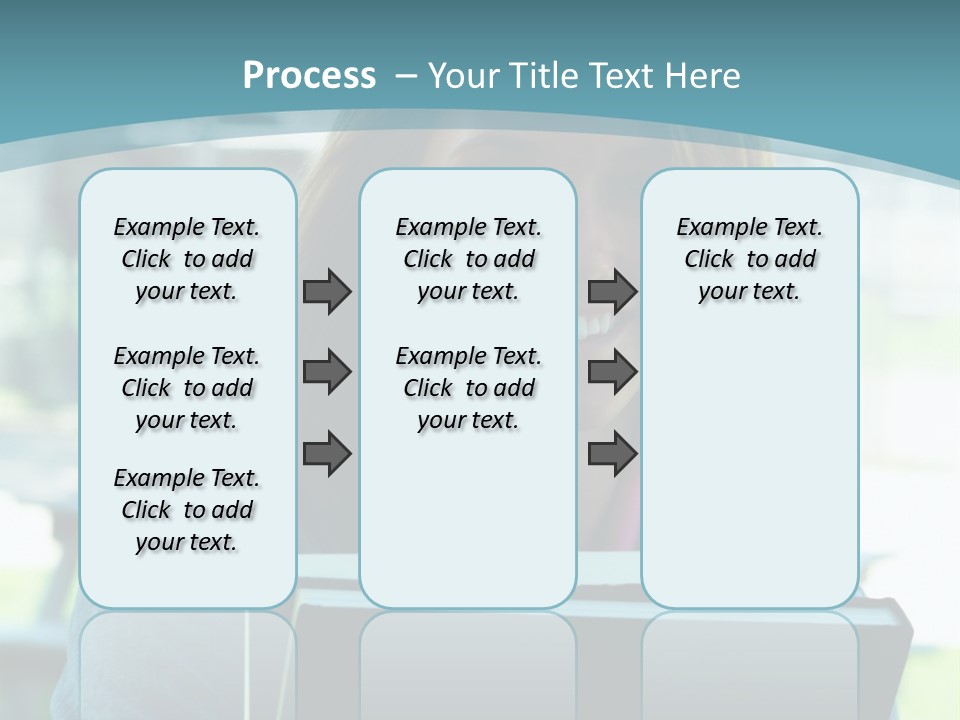 Stadium Girl Woman PowerPoint Template