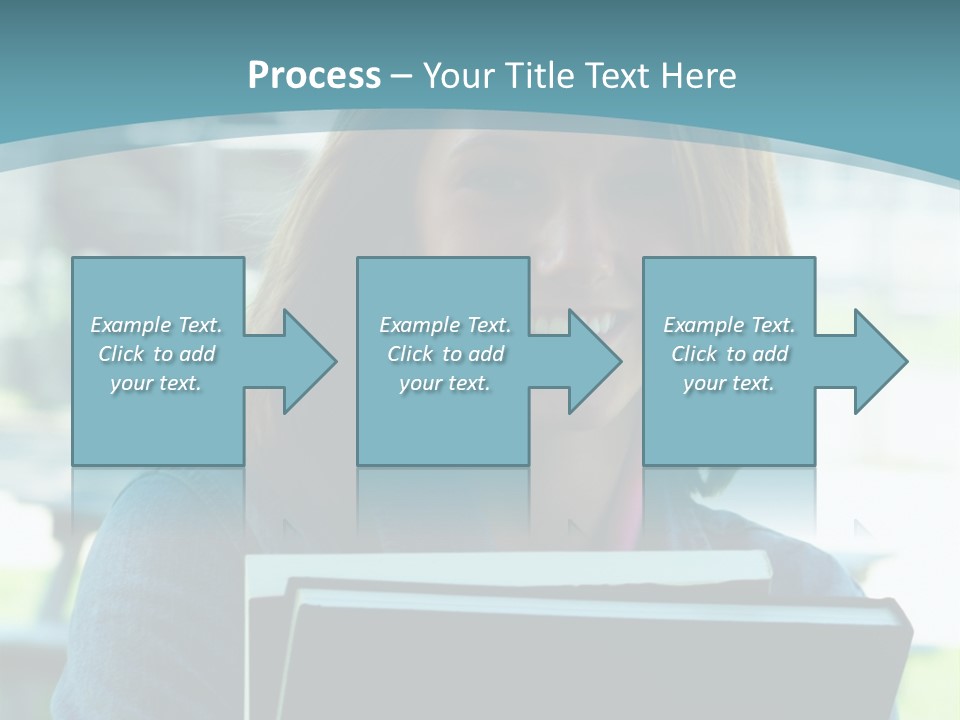 Stadium Girl Woman PowerPoint Template