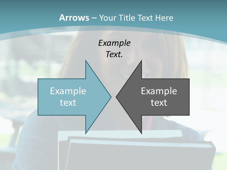 Stadium Girl Woman PowerPoint Template