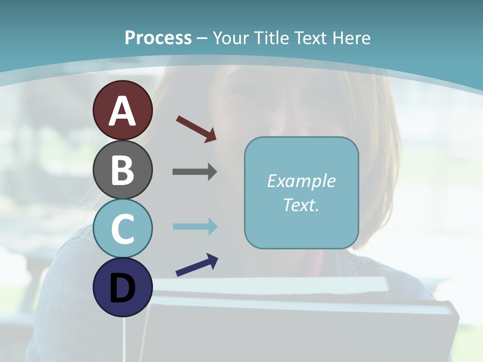 Stadium Girl Woman PowerPoint Template