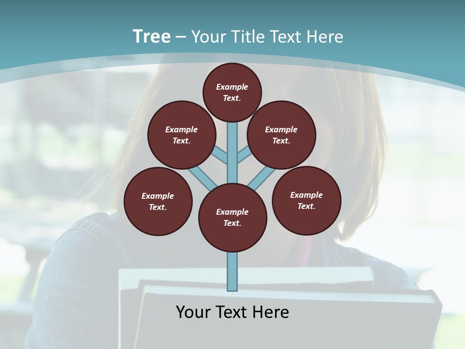 Stadium Girl Woman PowerPoint Template