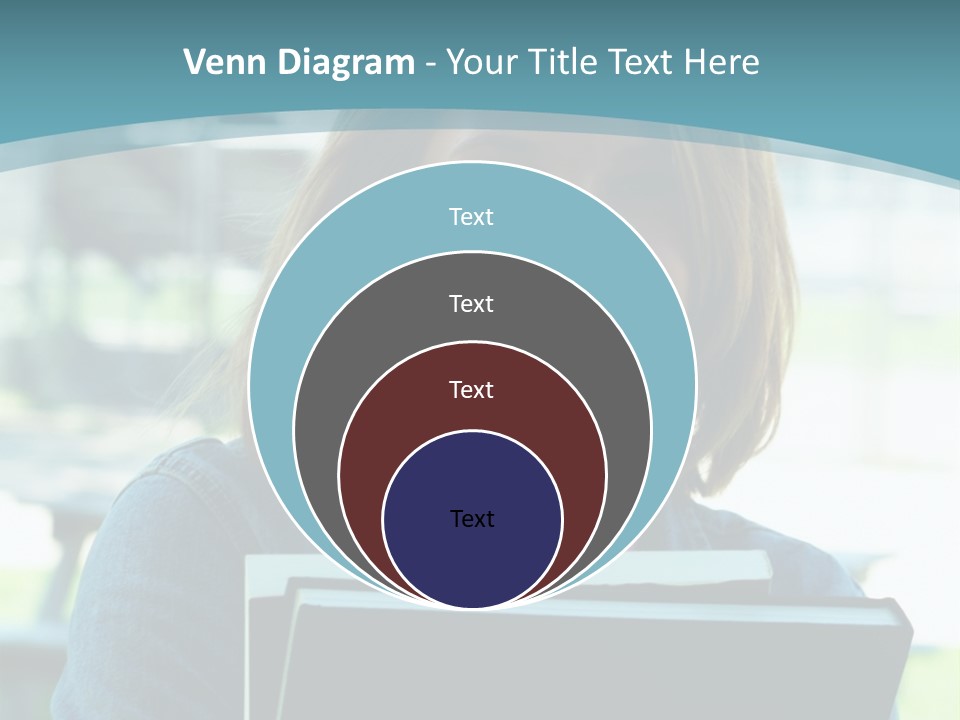 Stadium Girl Woman PowerPoint Template