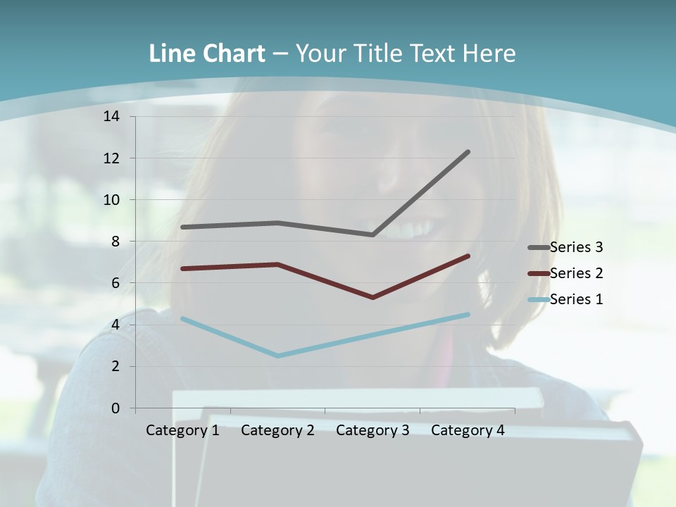 Stadium Girl Woman PowerPoint Template