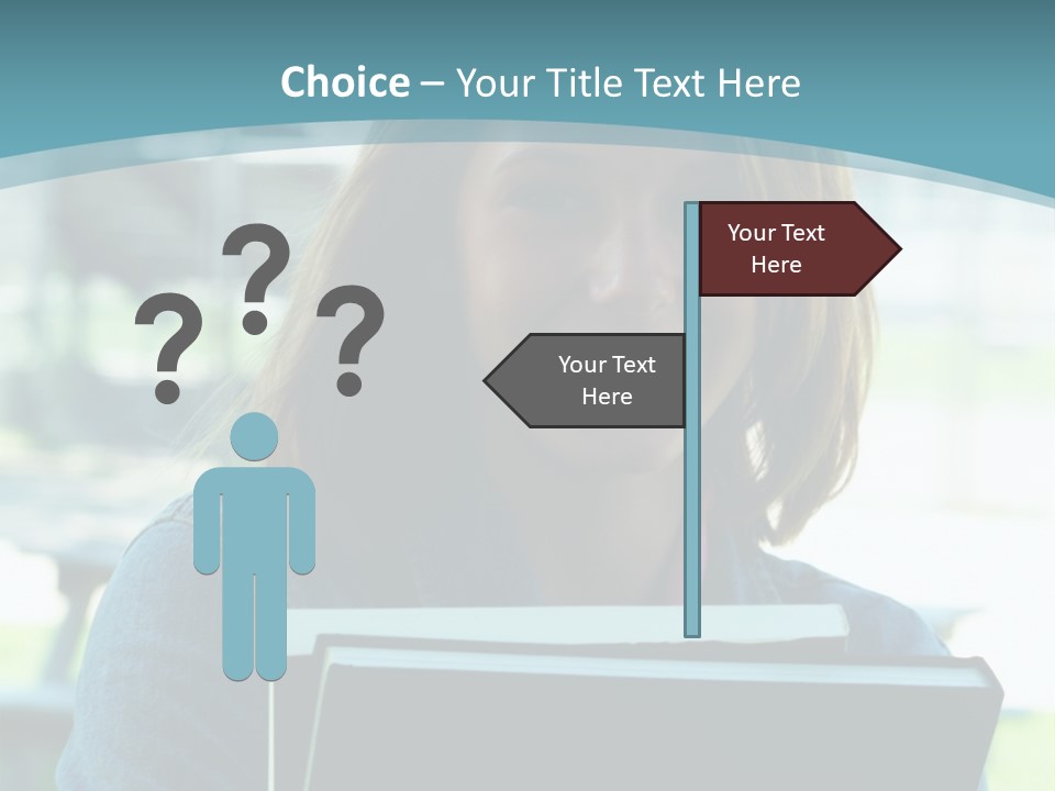 Stadium Girl Woman PowerPoint Template