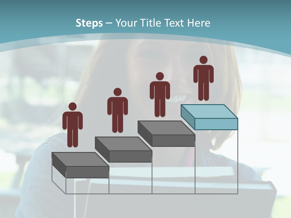 Stadium Girl Woman PowerPoint Template