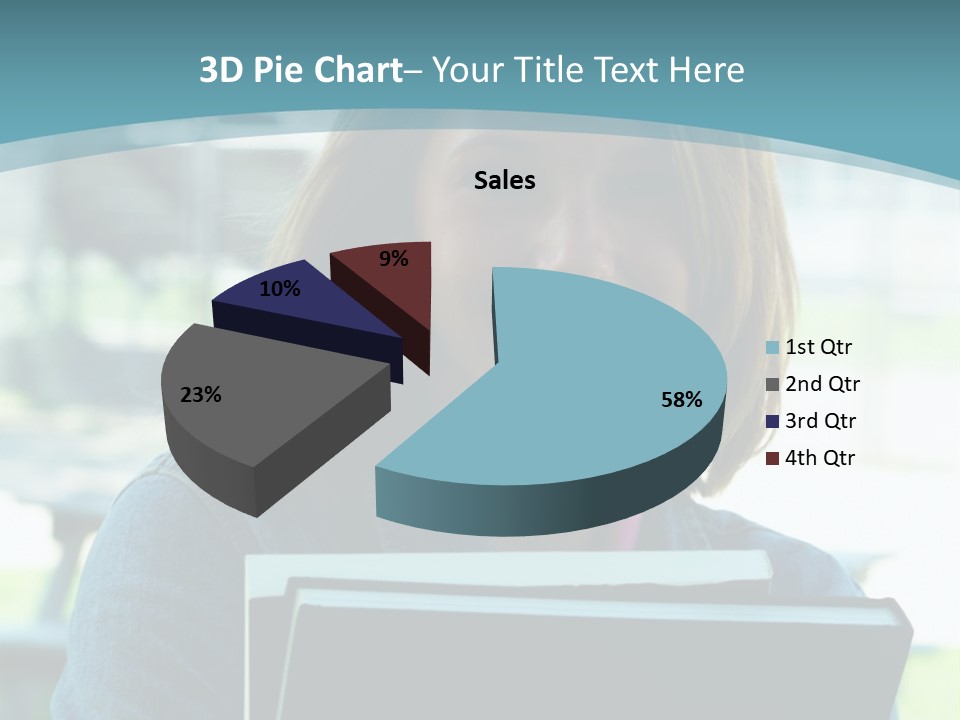 Stadium Girl Woman PowerPoint Template