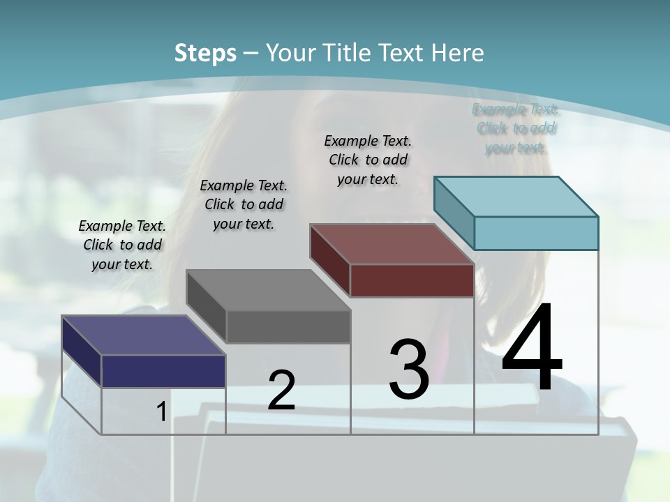 Stadium Girl Woman PowerPoint Template