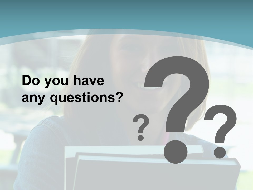 Stadium Girl Woman PowerPoint Template