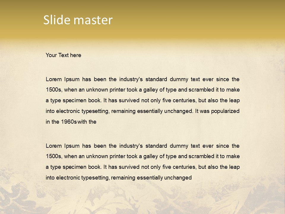 Frame Surface Design PowerPoint Template