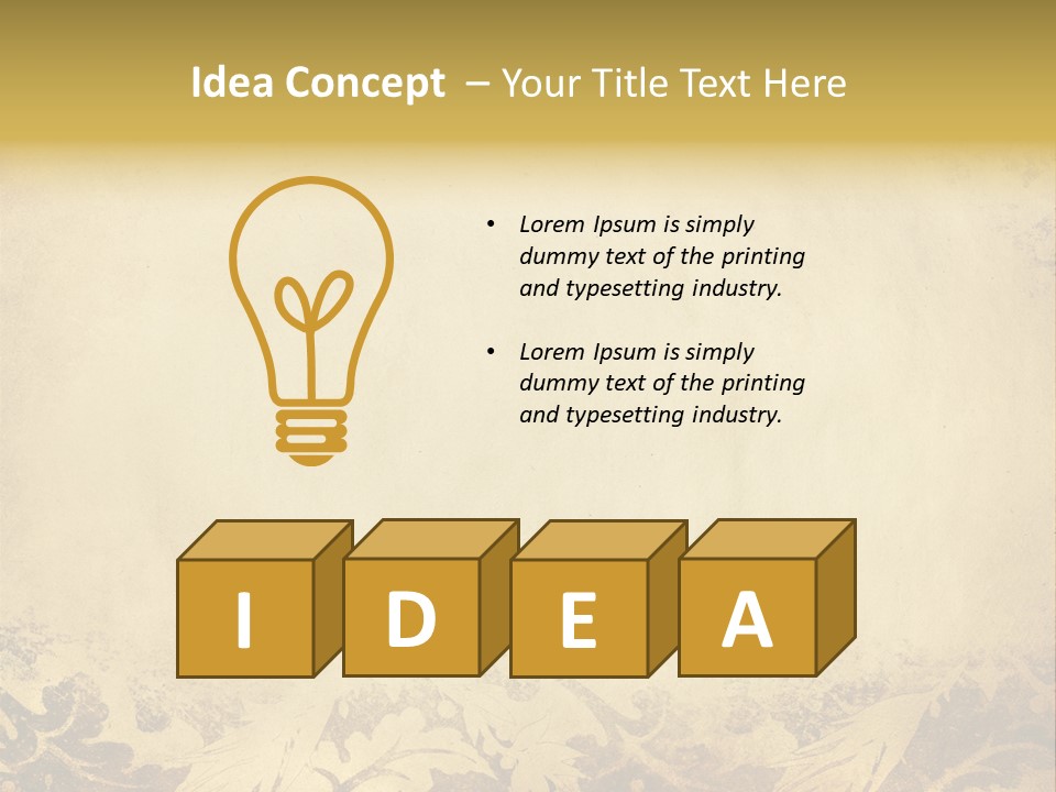 Frame Surface Design PowerPoint Template