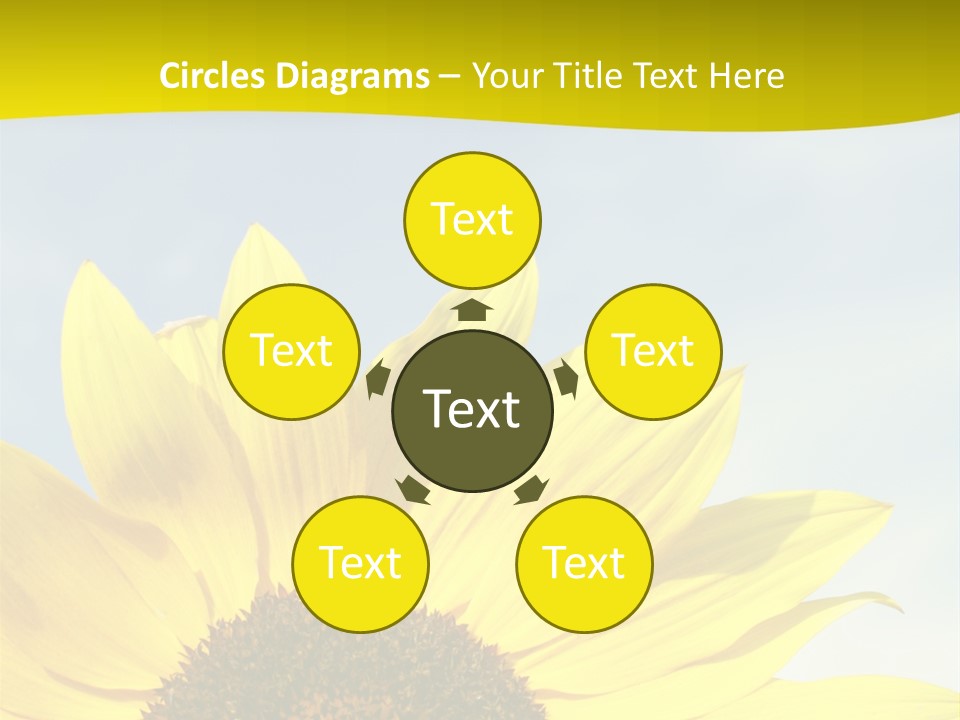 Summer Flower Cloud PowerPoint Template