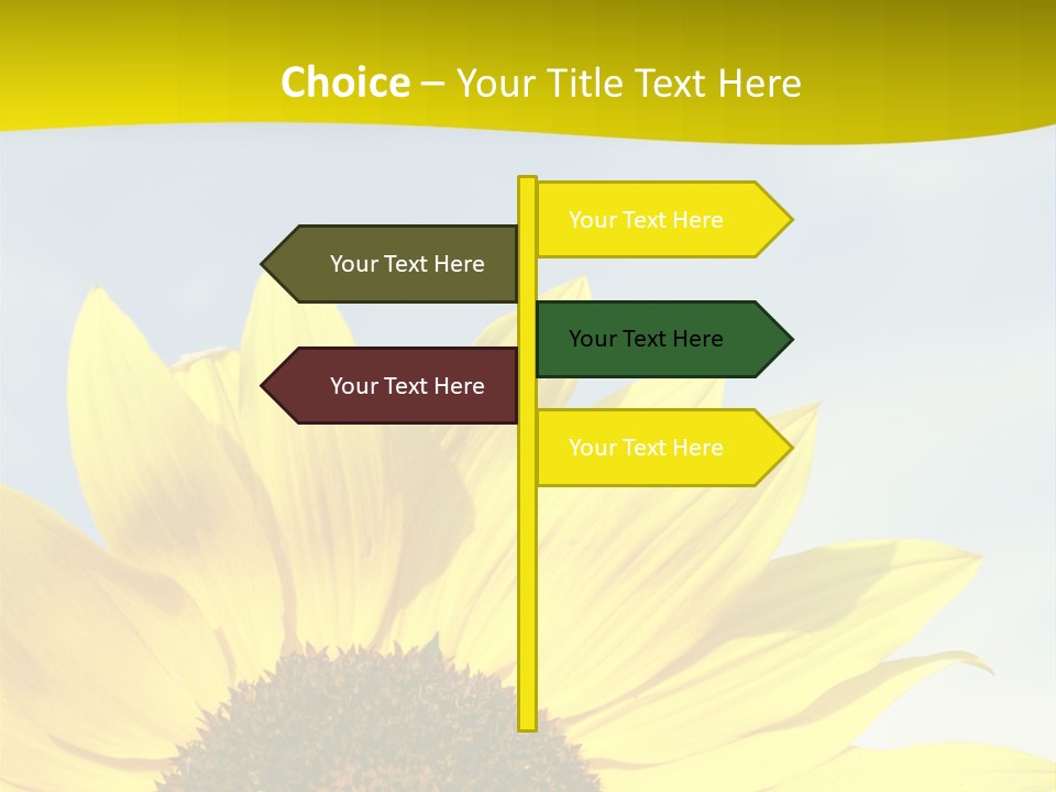 Summer Flower Cloud PowerPoint Template