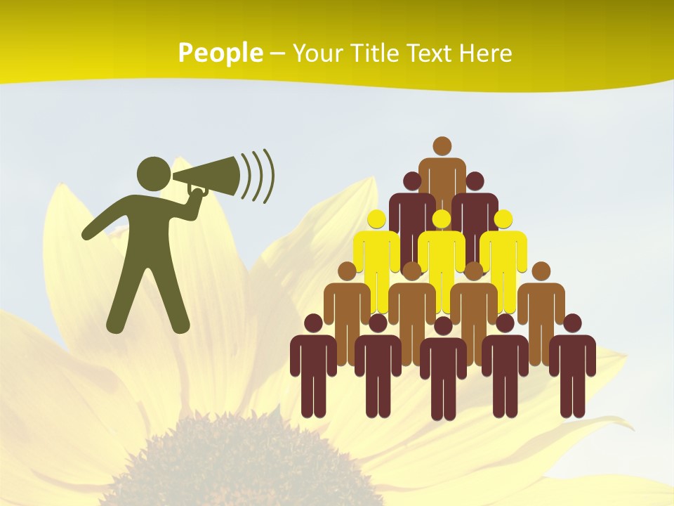 Summer Flower Cloud PowerPoint Template