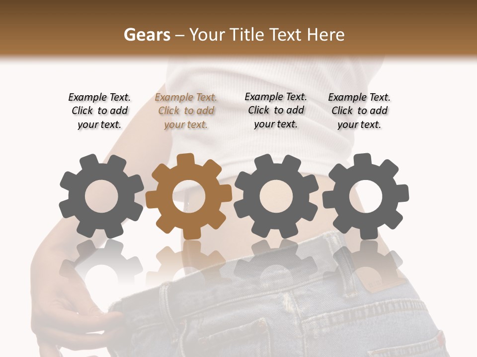 Slimming Fit Fat PowerPoint Template