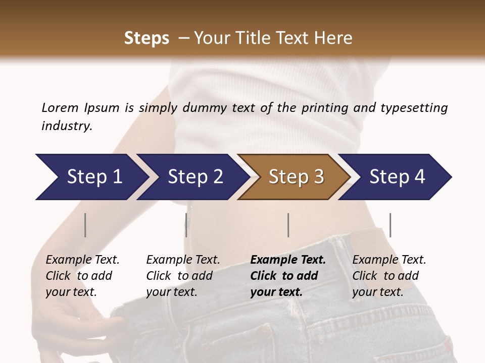 Slimming Fit Fat PowerPoint Template