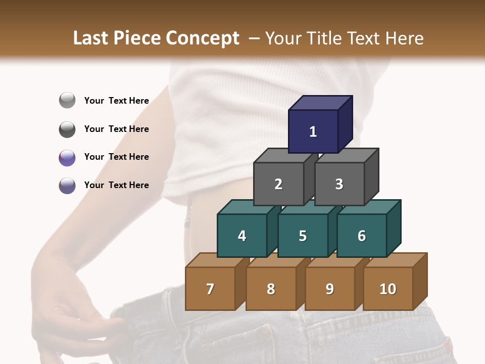 Slimming Fit Fat PowerPoint Template