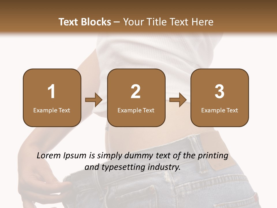 Slimming Fit Fat PowerPoint Template