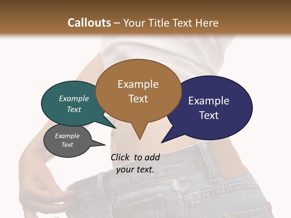 Slimming Fit Fat PowerPoint Template