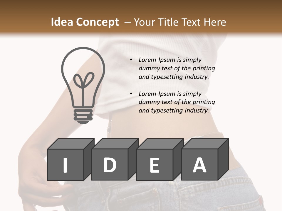 Slimming Fit Fat PowerPoint Template